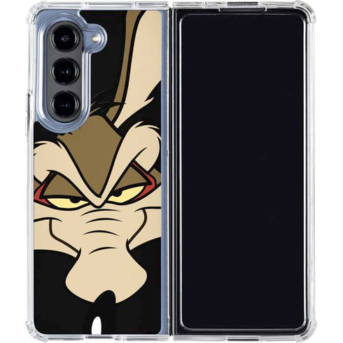 Looney Tunes Wile E. Coyote Smile Galaxy Z Fold5 5G Clear Case